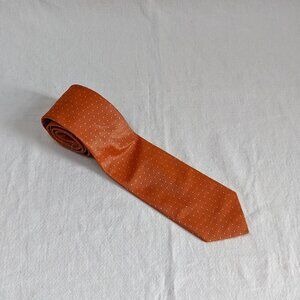 Hugo Boss Orange Dot Classic 100% Silk Tie Made in Italy